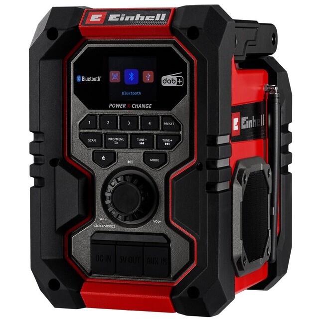 Радио на аккумуляторе Einhell TE-CR 18 Li DAB+/FM/BT - Solo