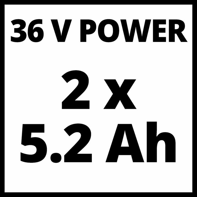 Газонокосилка аккумуляторная Einhell GP-CLM 36/520 S BL (2x5.2 Ah)