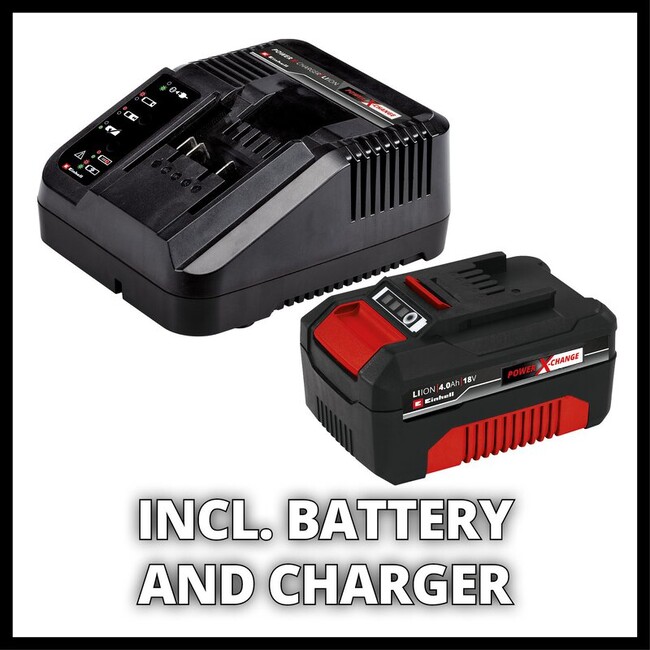 Воздуходувка аккумуляторная Einhell GE-UB 18/250 Li E (1x4,0 Ah)