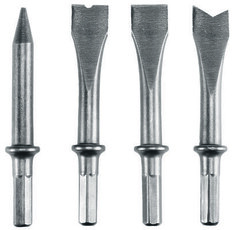 Комплект зубил для пневмомолотка, 4 шт, Einhell