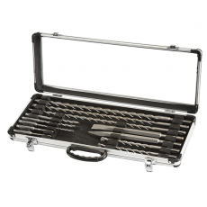 Набор буров и зубил по бетону, 12 шт, SDS-Plus, Einhell