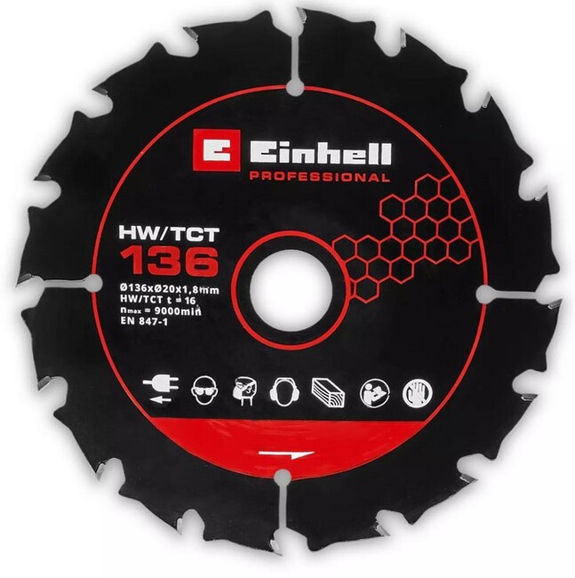 Циркулярная пила Einhell TP-CS 18/136-C Li BL - Solo