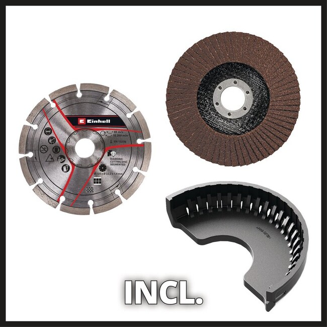 Болгарка аккумуляторная Einhell TP-AG 18/125 CE Set - Solo