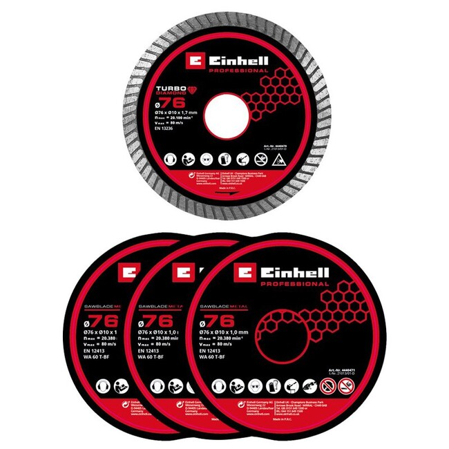 Болгарка аккумуляторная Einhell TP-CO 18/76-C Li BL - Solo