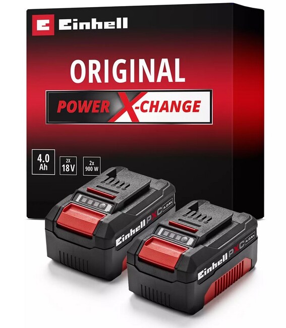 Комплект аккумуляторов Einhell Twinpack 18V, 4.0 Ач, PXC, Li-Ion