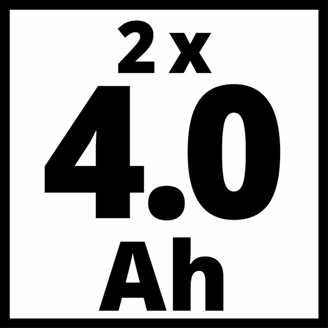 Зарядное устройство + аккумулятор 2x4.0 Ah, Einhel 18V, PXC, Li-Ion