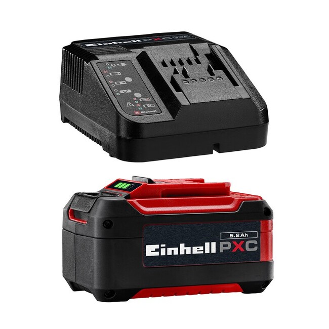 Зарядное устройство + аккумулятор 1x5.2 Ah, Einhel Plus 18V, PXC, Li-Ion