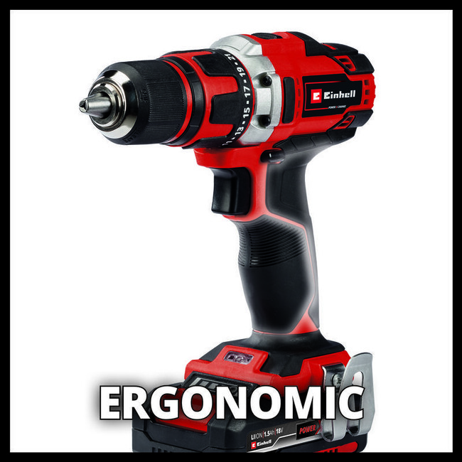 Шуруповерт Einhell TE-CD 18/40-1 Li (2x1,5 Ah)