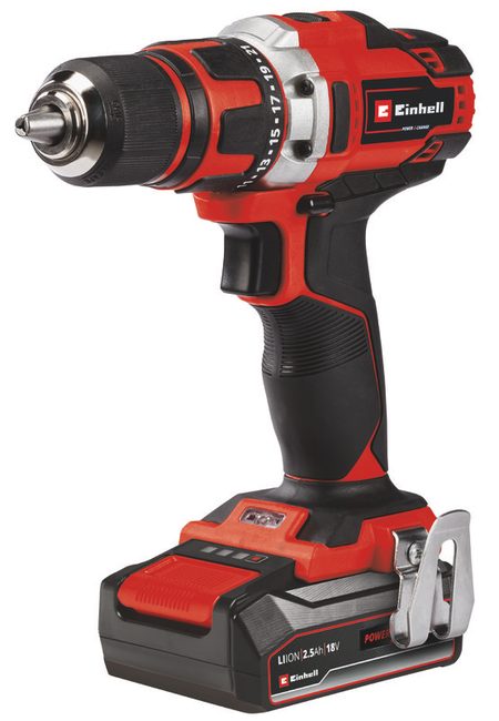 Шуруповерт Einhell TE-CD 18/40-1 Li (1x2,5 Ah)