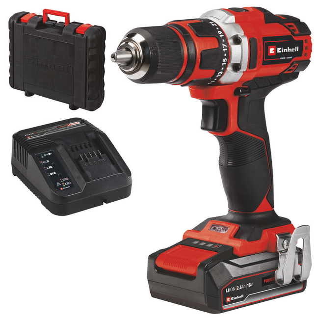 Шуруповерт Einhell TE-CD 18/40-1 Li (1x2,5 Ah)