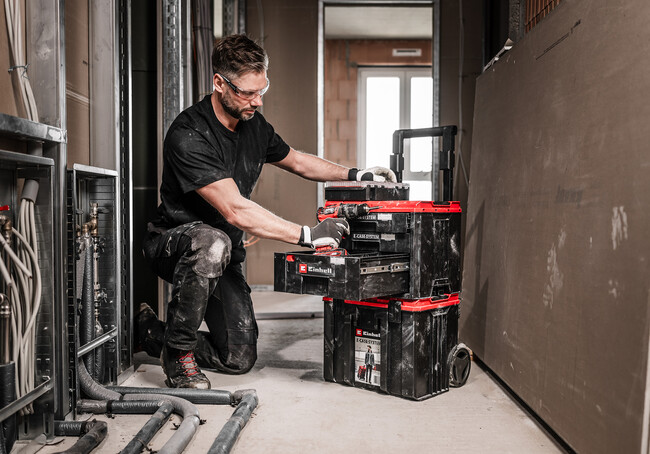 Комплект кейсов для инструмента, Einhell E-Case Drawer