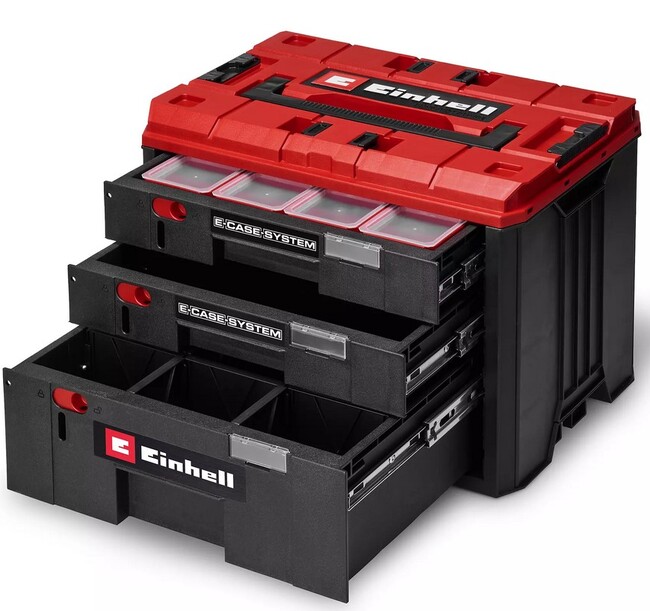 Комплект кейсов для инструмента, Einhell E-Case Drawer