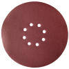 Комплект шлифлистов d=225 мм, P80, P120, круг, 5 шт, Einhell
