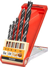 Комплект сверел по дереву, 7 шт, KWB