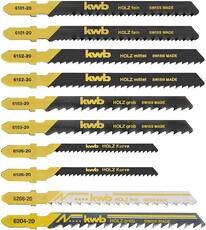 Комплект пилок для лобзика в ассортименте, 10 штук, KWB